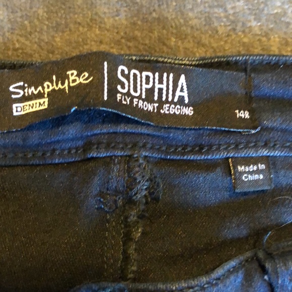 Women’s size 10 simply be denim super soft sophia fly front jegging - Picture 9 of 14